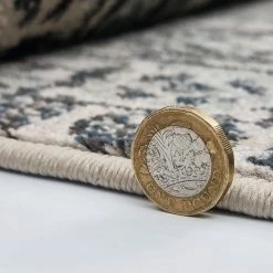 Xrugs Oriental Area Rug Grey Blue Traditional Vintage Modern Design Large Carpet Mat