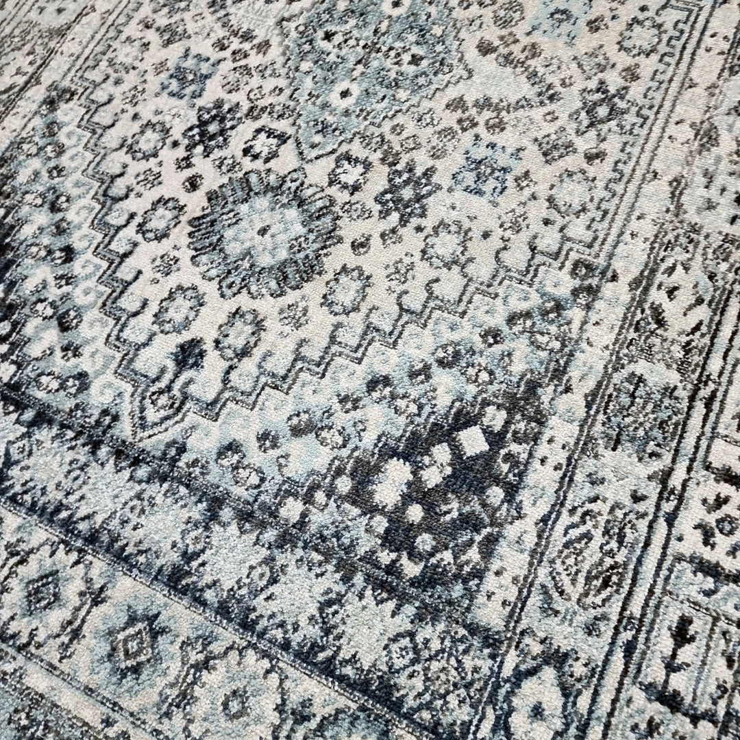 Xrugs Traditional Oriental Rug Grey Blue Vintage Modern Design Large Small Room Carpet 8 Xrugs Traditional Oriental Rug Grey Blue Vintage Modern Design Large Small Room Carpet