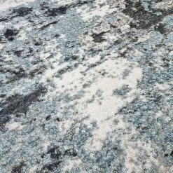 Xrugs Abstract Rug Grey Blue Modern Marble Design Carpet Large Small Living Room Bedroom Area Carpet