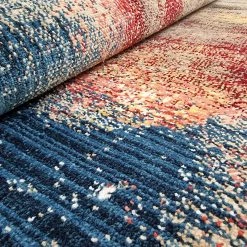 Xrugs Modern Distressed Rug Abstract Multicoloured Carpet Large Small Runner Living Room Mat