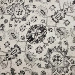 Xrugs Cream And Grey Rug Modern Vintage Pattern Bedroom Living Room Large Small Carpet