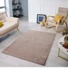 Xrug Modern Mink Rug Super Soft Plain Living Room Bedroom Carpet Short Pile Area Mat