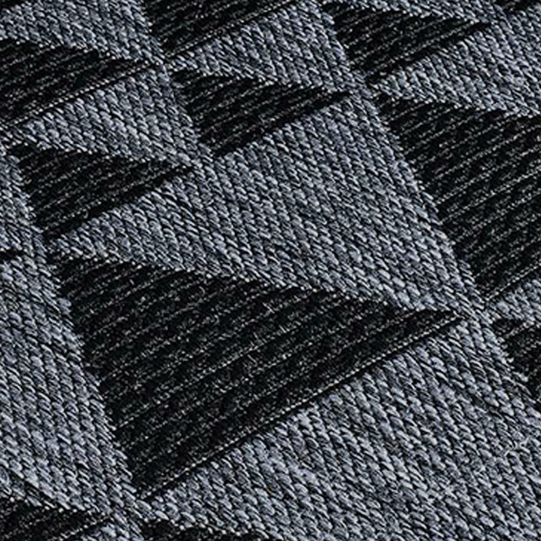 Xrugs Modern Non Slip Rug Indoor Grey Black Geometric SISAL Look Flatweave Carpet Large Small Runner 5 Xrugs Modern Non Slip Rug Indoor Grey Black Geometric SISAL Look Flatweave Carpet Large Small Runner
