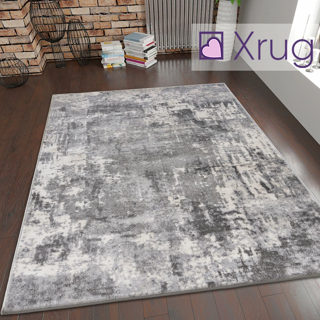 Xrugs Modern Grey Rug Abstract Oil Painting Pattern Mat Small Large Room Floor Carpet 1 Xrugs Modern Grey Rug Abstract Oil Painting Pattern Mat Small Large Room Floor Carpet