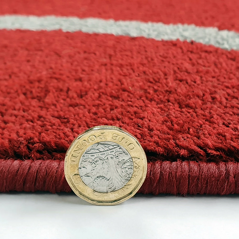 Xrugs Modern Rug Red Black Grey Abstract Pattern Carpet New Small Large Room Floor Mat