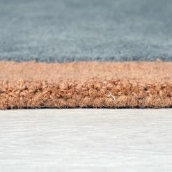 Xrugs Geometric Rug Navy Blue Beige Designer Living Room Large Small Thick Carpet Mat Modern