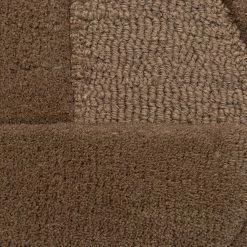 Xrugs Modern Brown Patterned Rug Plain Living Room Bedroom Geometric Carpet Mat Large Small