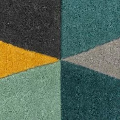 Xrugs Multi Colour Rug Modern Geometric Pattern Mat Small Large Living Room Carpet New