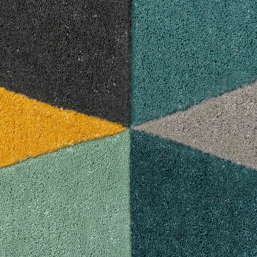 Xrugs Multi Colour Rug Modern Geometric Pattern Mat Small Large Living Room Carpet New