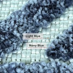 Xrug Navy Blue Rug Extra Large Small Cheap Carpet For Living Room Bedroom Small Flat Weave + Low Pile