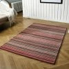 Xrug Wool Rug Handmade Pink Modern Striped Living Room Bedroom Carpet Thick Mat Runner New