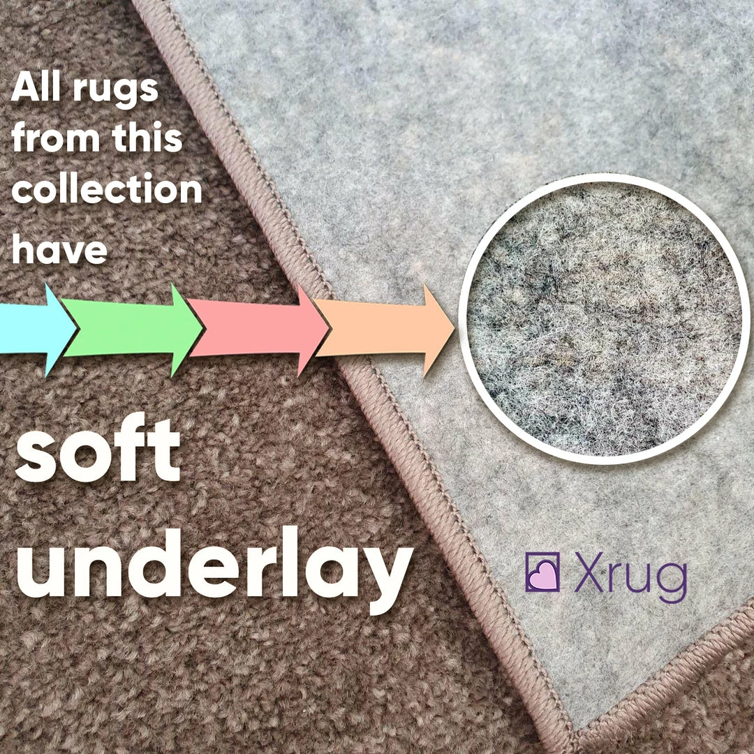 Xrugs Plain Rug Black And Grey Modern Carpet Small Extra Large Bedroom Hallway Mat New 5 Xrugs Plain Rug Black And Grey Modern Carpet Small Extra Large Bedroom Hallway Mat New