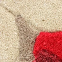 Xrugs Red Beige Rug Thick Soft Carpet Hand Carved Floral Pattern Small Large Circle XL 14 Xrugs Red Beige Rug Thick Soft Carpet Hand Carved Floral Pattern Small Large Circle XL