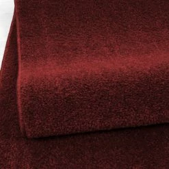 Xrugs Red Rug Modern Contemporary Small Large Plain Carpet Mat For Living Room Floor