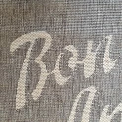 Xrugs Rug For Kitchen Brown Sisal Look Bon Appetit Pattern Carpet New Hard Wearing Mat