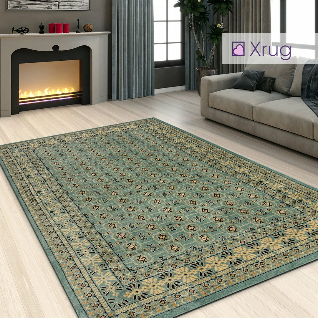 Xrugs Modern Traditional Oriental Rug Teal Blue Green Carpet Large Small Vintage Pattern Mat 1 Xrugs Modern Traditional Oriental Rug Teal Blue Green Carpet Large Small Vintage Pattern Mat