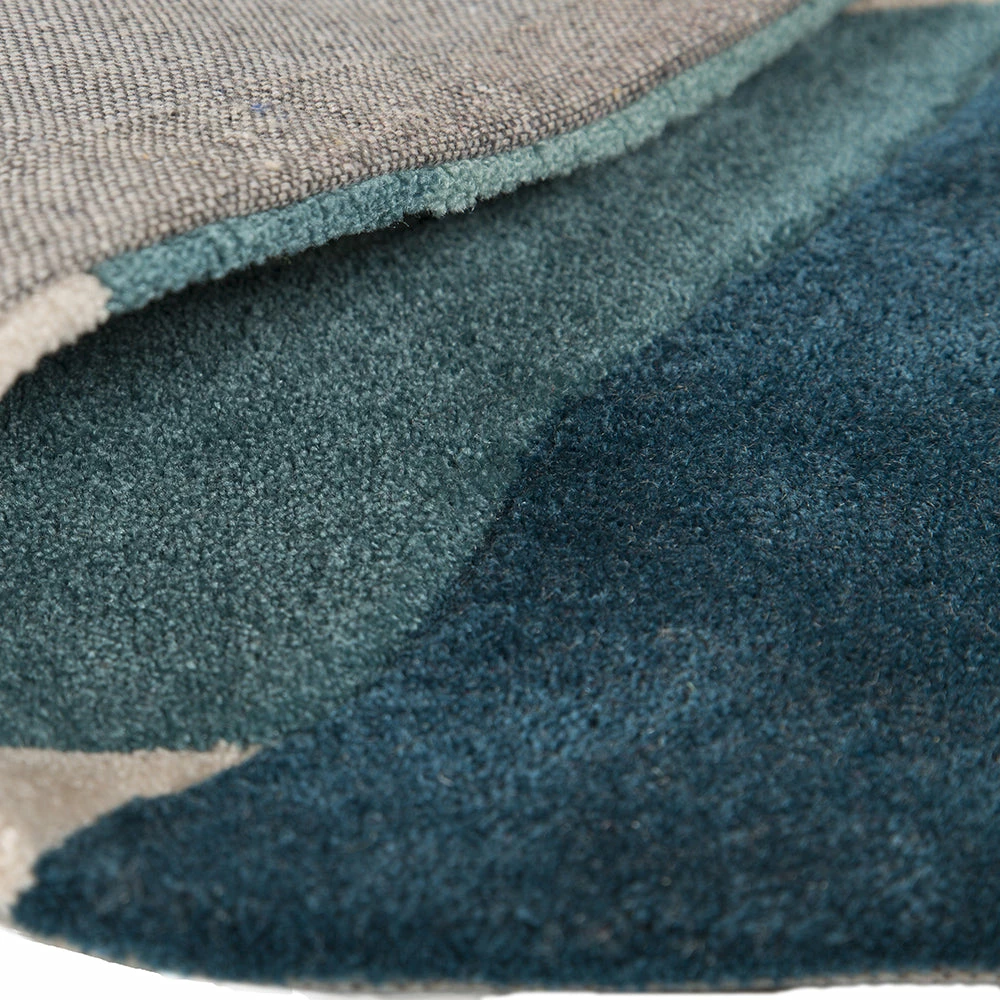 Xrugs Teal Rugs Beige Hand Carved Pattern Abstract Carpet Bedroom Mat Small Large XL Modern