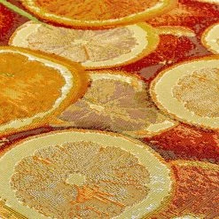 Xrug Orange Outdoor Rugs Tropical Design For Decking Patio Garden Extra Large Small