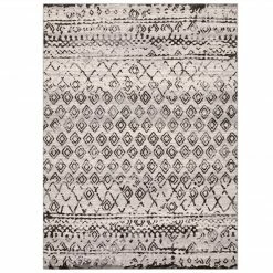 Xrugs Living Room Rug Grey Charcoal Aztec Diamond Distressed Pattern Large Runner Mats Runners
