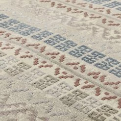 Xrugs Runners Traditional Rug Grey Blue Mauve Colors Aztec Distressed Pattern Large Runner Mat