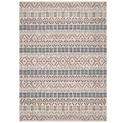 Xrugs Runners Traditional Rug Grey Blue Mauve Colors Aztec Distressed Pattern Large Runner Mat