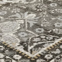 Xrugs Runners Traditional Oriental Rug Charcoal Grey Mustard Large Small Runner Floor Hall Mat