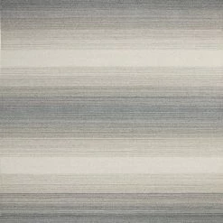Xrug Wool Rug Striped Grey Cream Pattern Natural Heavy Carpet For Living Room Bedroom Area Mat Modern