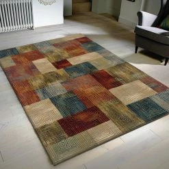 Xrug Modern Rug Contemporary Geomtric Colorful Designer Pattern Multicoloured Floor Rug Large Small Runner For Living Room Bedroom