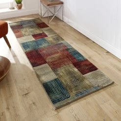 Xrug Modern Rug Contemporary Geomtric Colorful Designer Pattern Multicoloured Floor Rug Large Small Runner For Living Room Bedroom