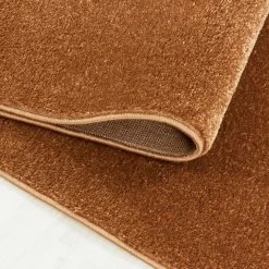 Xrugs Rust Rug Modern Brown Carpet Copper Monochrome Plain Bedroom Living Room Area Mat Large Small