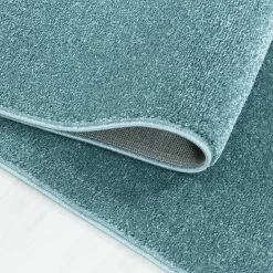 Xrugs Teal Rug Carpet Blue Monochrome Plain Bedroom Living Room Area Mat Large Small