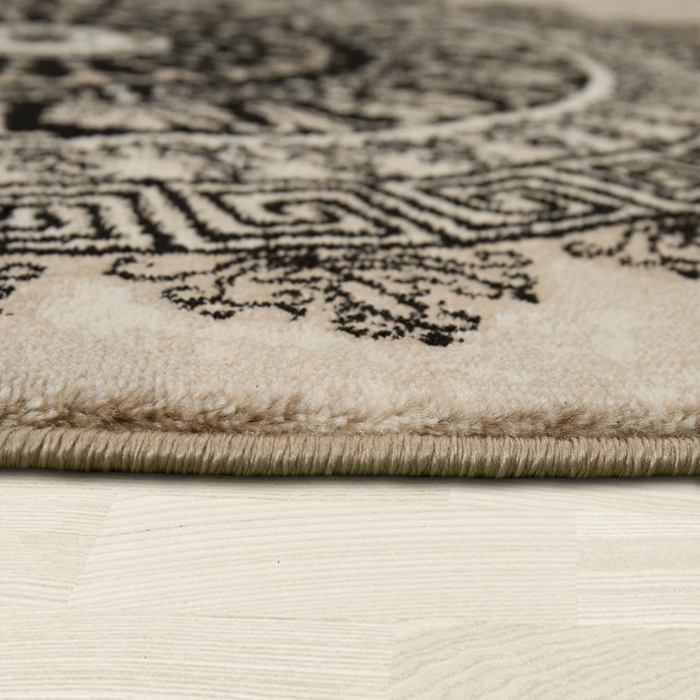 Xrugs Oriental Rug Large Beige Colour Mandala Design Carpet For Living Room Runner Mat 2 Xrugs Oriental Rug Large Beige Colour Mandala Design Carpet For Living Room Runner Mat