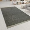 Xrugs Grey Hand Woven Flat Weave Rug Wool Cotton Living Room Hall Large Robust Mats Cotton Rugs