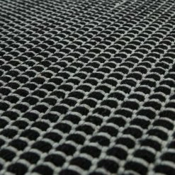 Xrugs Black Handmade Look Rug Flat Weave Natural Materials Mat Large XL Small Runner