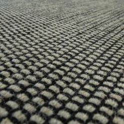 Xrugs Grey Hand Woven Flat Weave Rug Wool Cotton Living Room Hall Large Robust Mats Cotton Rugs