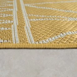 Xrugs Outdoor Rugs Outdoor Rug Yellow Mustard Patio Garden Extra Large XL Small Woven Carpet Mat