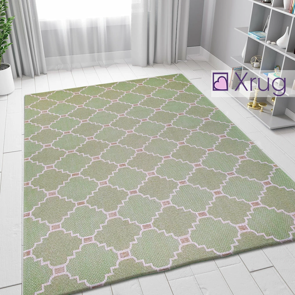 Xrugs Green Cotton Rug Trellis 100% Cotton Small Extra Large Rug Runner Washable Flat Weave Living Room Bedroom Carpet Woven Mat Cotton Rugs 1 Xrugs Green Cotton Rug Trellis 100% Cotton Small Extra Large Rug Runner Washable Flat Weave Living Room Bedroom Carpet Woven Mat Cotton Rugs