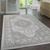 Xrugs Cotton Rugs Modern Oriental Rug 100% Cotton Small Extra Large Washable Cream Taupe Brown Living Room Bedroom Flatweave Carpet Mat