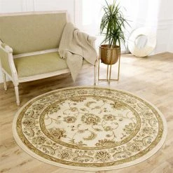Xrugs Runners Luxury Oriental Rug Large Small Runner Circle Cream Thick Heavy Area Carpet Mat
