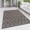 Xrug Outdoor Rugs Outdoor Rug Grey Moroccan Trellis Geometric Patterned Mat For Garden Patio