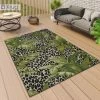 Xrug Outdoor Rug Animal Print Tropical For Decking Patio Garden Large Small Mat Cream Green Black Leopard Floral Palm Pattern Outdoor Rugs