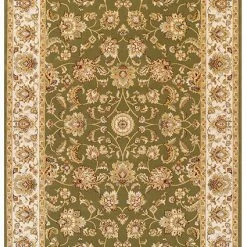 Xrugs Green Oriental Rug Gold Traditional Pattern Large Small Runner Heavy Carpet Mat Runners