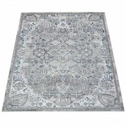 Xrugs Traditional Oriental Rug Grey Cream Blue Colours Large Small Runner Round Carpet Runners