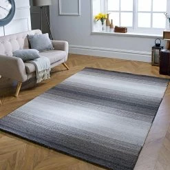 Xrug Modern Wool Rug For Living Room Or Bedroom Natural Cream Brown Hand Tufted Carpet Mat