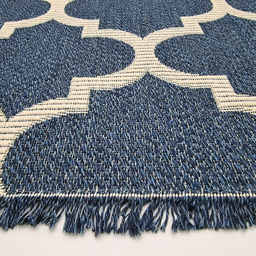 Xrugs Runner Rug Navy Blue 300cm Cotton Machine Washable With Tassels Natural Runner For Bedroom Hallway 3 Xrugs Runner Rug Navy Blue 300cm Cotton Machine Washable With Tassels Natural Runner For Bedroom Hallway