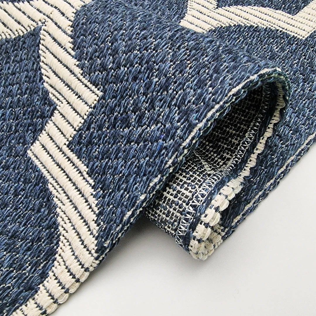 Xrugs Runner Rug Navy Blue 300cm Cotton Machine Washable With Tassels Natural Runner For Bedroom Hallway 5 Xrugs Runner Rug Navy Blue 300cm Cotton Machine Washable With Tassels Natural Runner For Bedroom Hallway