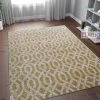 Xrugs Grey Gold Rug Moroccan Trellis Geometric Pattern Woven Carpet Living Room Bedroom Large SmallArea Mat