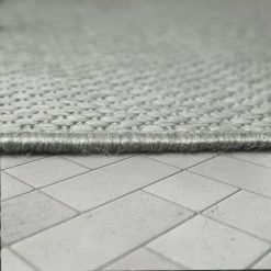 Xrugs Outdoor Rugs Flatweave Outdoor Rug Grey Border Pattern Large Small Garden Decking Patio Mat