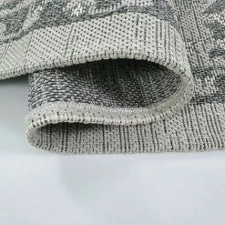 Xrugs Oriental Rug Runner 100% Cotton Natural Hallway Carpet Washable Natural Woven Mat - 75x300cm Cotton Rugs