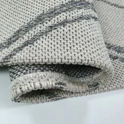 Xrugs Cotton Rugs Runner Rug Geometric 100% Cotton Washable Woven Carpet Natural Diamond Patterned Mat - 75x300cm